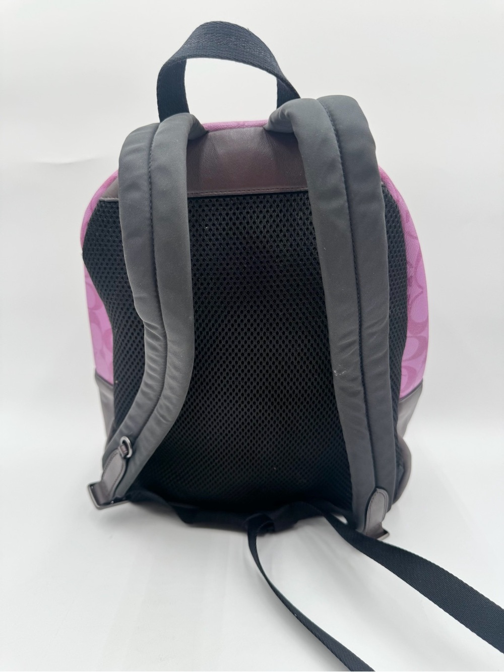 Coach Court Backpack in Blocked Signature Canvas - Picture 3 of 11